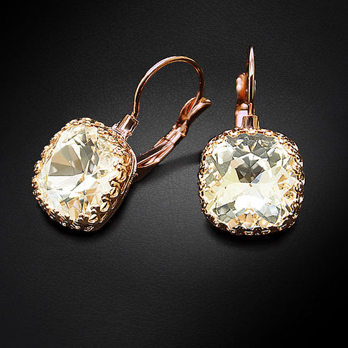 Auskarai "Vintāžš V2" su Swarovski™ kristalais